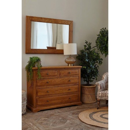 Solid Oak : Khung Gương Gỗ Sồi 70 x 90cm